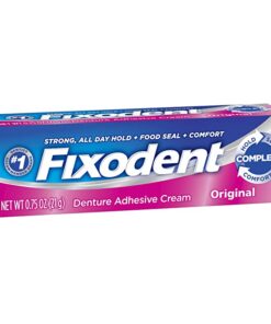 Fixodent Fixodent Denture Adhesive Cream Original Strong And Hold