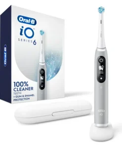 Oral-B IO Series 6 Electric Toothbrush With (1) Brush Head, Gray Opal
