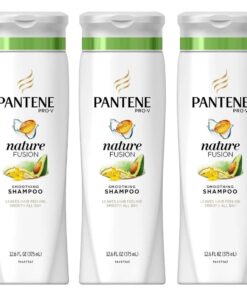 Pantene Pro-V Nature Fusion Smoothing Shampoo With Avocado Oil 12.6 Fl Oz (Pack Of 3)