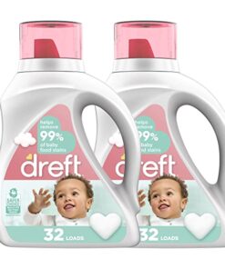 Dreft Stage 2 Active Baby Liquid Detergent, Original Fresh, 50 Fluid Ounce