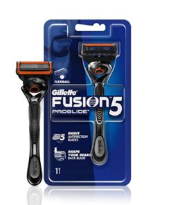 Gillette Fusion Proglide Razor For Men | Pack Of 1 | With Styling Back Blade For Perfect Shave And Perfect Beard Shape