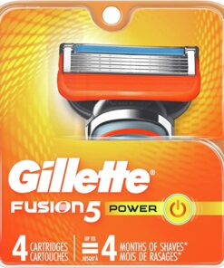 Gillette Fusion5 Men’s Razor Blade Refills, 4 Count