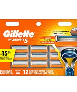 Gillette Fusion5 Men’s Razor Blades, 12 Blade Refills