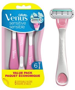 Gillette Venus Sensitive Skin Disposable Women’s Razor 6 Count