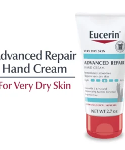 Eucerin Advanced Repair Hand Cream, Travel Size Hand Cream, 2.7 Oz Tube